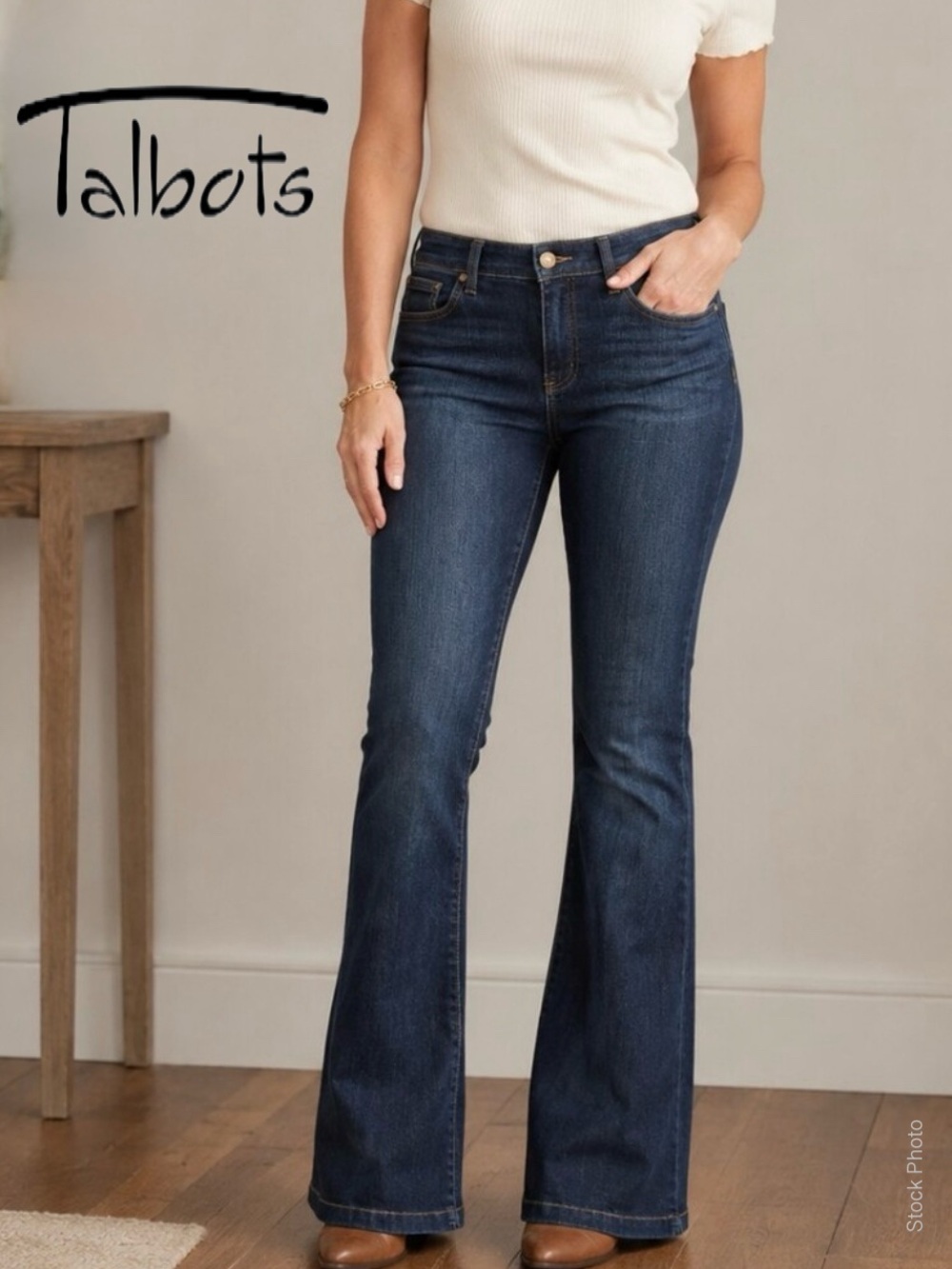 Talbots Curvy Flare Jeans (10P) - Picture 16 of 16